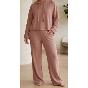Barefoot Dreams set, pants and hoodie size XL